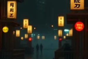 《旧唱片行》封面，木架上排列整齐的黑胶唱片与价签